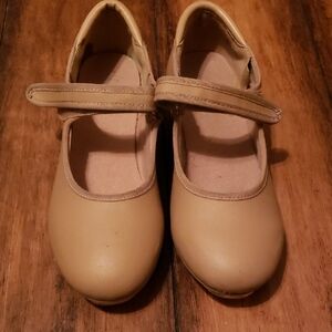 Elegant Tan Kids Dress Shoes